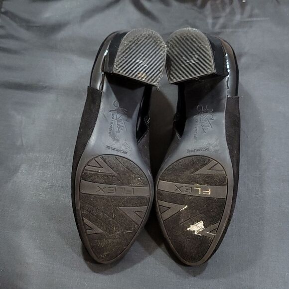 LIFE STRIDE BLOCK HEEL ALMOND TOE ZIP CLOSURE BOOTIE - Picture 15 of 15